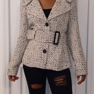 White house black Market belted coat